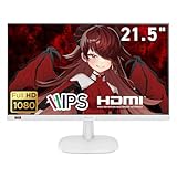 【整備済み品】21.5インチワイド 液晶モニター 黒 ディスプレイ フルHD (1920x1080) IPSパネル 非光沢 HDMI 搭載 180日保証付