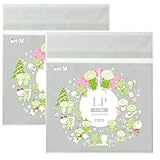 アート・エム【国産】本体側テープ付 透明OPP袋（透明封筒）40ミクロン厚（厚口） (200枚, LP用 #40(厚口)(325×310+フタ60mm)/二つ折り発送)