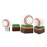 4GB ボール形状USBフラッシュドライブUディスクUSB 2.0データUSBフラッシュディスクメモリスティックペンドライブストレージデバイスUSBドライブ外部記憶フラッシュディスク (野球)