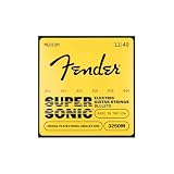 Fender エレキギター弦 Super Bullet® Strings, Nickel Plated Steel, Bullet End, 3250M .011-.049