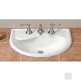 Cheviot 1177-wh-1ホワイトCalypso drop-in Basin
