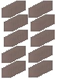 サンコー おくだけ吸着 保護マット タイルマット 30×30cm 100枚入 ブラウン KG-58