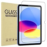 ProCase iPad 10世代 フィルム 10.9インチ 2022 全面吸着タイプ 硬度9H クリア強化ガラス 画面保護フィルム 貼る工