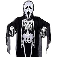 Amazon.co.jp: [JUTOSU] ハロウィン コスプレ 衣装 骸骨ドクロ