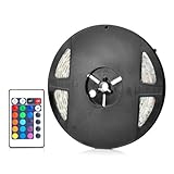 18 W 3528 SMD LED RGB柔軟なライトストリップ防水色が変化するキットリモートコントロール( DC 12 V )