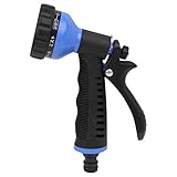 セフティー3 コイルホース用散水ノズル 7パターン散水 適合ホース内径8mm ブルー