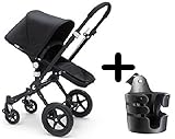 Bugaboo Cameleon3 2015 All Black Special Edition + Bugaboo Cup Holder by Bugaboo [並行輸入品]