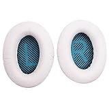BOSE QC35 QC25 QC15 用の ヘッドホン 交換用 イヤーパッド ヘッドフォン パッド イヤークッション PCduoduo (ホワイト)