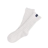 Plus Nao(プラスナオ) 子供用 靴下 ソックス クルーソックス シンプル 無地 バイカラー コットン 女の子 男の子 ベビー キッズ 下着 くつ下 ベビー キッズ ジュニア 7-10歳 ホワイ