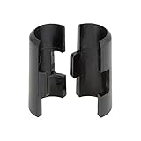 [ドウシシャ]ルミナス ポール径25mm用パーツ 取付部品 スリーブ ブラック(1セット) φ3.5×4.5cm 25SLV