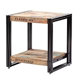 d-Bodhi FERUMシリーズ インダストリアル サイドテーブル 幅50×奥行40×高51cm 111001