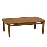 NICHIBI WOOD WORKS Y's 120 北欧ナチュラル 天然木チーク材 丸みを帯びた天板が優しいこたつテーブル ローテーブルとしても使えるおしゃれなコタツ 国産