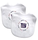 Baby Fanatic Team Color Bibs, New York Giants, 2-Count by Baby Fanatic [並行輸入品]