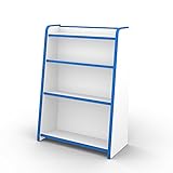 【JAJAN】ほんだな　レギュラー 幅63cm　ブルー［完成品][おまけ付き]【知育家具EVAキッズシリーズ】GR-63HB_s