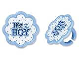 DecoPac It 's A Boy Cupcake Rings ( 12 Count )