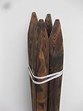 丸杭(ブラウン系）お買い得４本組　直径7.5パイ＊長１５０ｃｍ