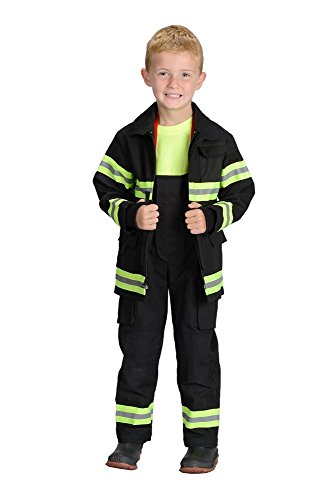 (8 / 10, Black)- Aeromax Jr. LOS ANGELES Fire Fighter Suit, Black, Size 8/10. The best 1 - Award Winning firefighter suit. The most realistic bunker gear for kids everywhere. . the real gearの表紙