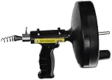 一般Pipe CleanersドリルPowered Canister Drain Auger Withハンドル 25' x 1/4" CAD25 1