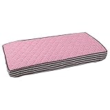 Elephants Pink/Grey pink pin dots Changing Pad Cover by Bacati [並行輸入品]
