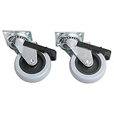 IKEA(イケア) RILL 60188773 ブレーキ付きキャスター, グレー