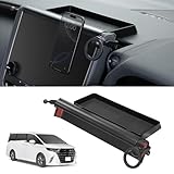 セイワ(SEIWA) 車種専用品 トヨタ アルファード ヴェルファイア (40系)専用 ダッシュボードトレイ& マグネット スマホホルダー IMP333 メタルリング付属 収納 粘着テープ 取り付け カンタン ラバー素材で傷やカタカタ音にも安心 専用設計でピッタリフィット