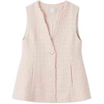 【新品】 CELFORD パールペプラムジレ ピンク CELFORD（セルフォード）の「パールペプラムジレ（ベスト）」 - WEAR