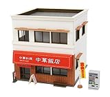 さんけい 1/150 なつかしのジオラマシリーズ 中華料理屋 ペーパークラフト