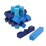 Domybest　パズル　立体　木製　積み木　孔明ロック　伝統的　知的玩具　知恵おもちゃ　児童 キッズ　大人3D立体パズル 木のおもちゃ　知育玩具
