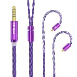 【KBEAR ST19】mmcx 4.4mmリケーブル 5N単結晶銅 ケーブル 4.4mmイヤホンアップグレードケーブル イヤフォン交換ケーブル SE846/SE535/SE215/SE315/SE425/SE215-PRO 等に対応（mmcx・4.4mmプラグ）