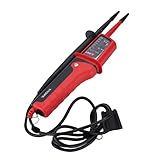 電気回路UNI - Tデジタル電気AC DC電圧テスターペンミニ電圧マルチメータハンドヘルド防水Multitesterテスター電圧計（赤とグレー）