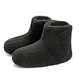 [Adukor] もこもこ ルームシューズ 北欧 冬用 男女兼用 ルームシューズ 冬 あったか かかと付き ルームシューズ 洗える ボア メ