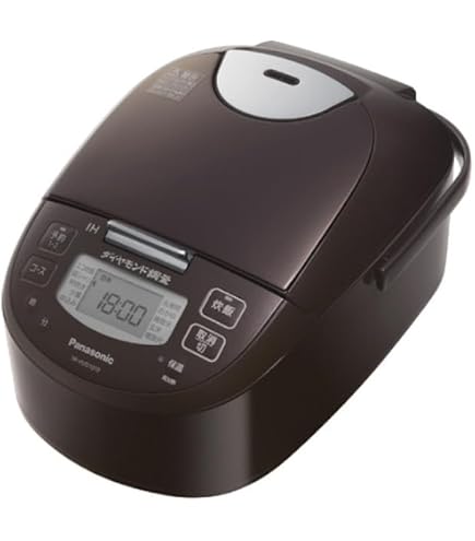 Panasonic 2019年製 ジャー 炊飯器 ブラウン 5合炊き ダイヤモンド 銅 