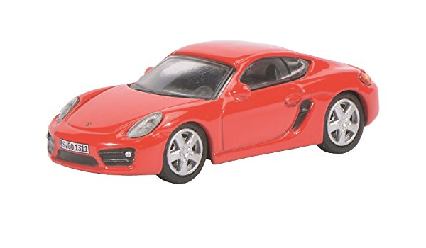 Amazon シュコー 1 87 ポルシェ ケイマン S レッド 完成品 ミニカー ダイキャストカー おもちゃ