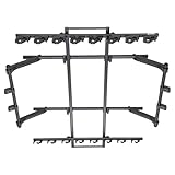 カーメイト(Carmate) inno(イノー) 【8本積み可能】 クランプ式 ロッドホルダー ブラック 日本製 車載 釣り竿 ホルダー フィッシング バス トラウト シーバス オフショア フライロッド 積載可能 天井 収納 車内収納 キャリア IF27BK