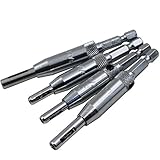 7PCS /セット ドアセルフセンタリングヒンジタッパー コアドリルビットセット ホールパンチャー 木工用具, (SKU : Etp2579b)