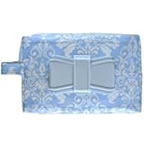 美人家 ビタットなどを貼って使えるおむつポーチ (ダマスク・サックス) porch-yoyaku-1-6