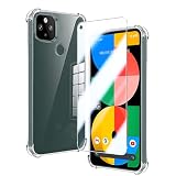 対応 Google Pixel 5a 5G ケース クリア ケース Google Pixel5a 5G カバー TPU 保護ケース カバー背面 + Google Pixel5a5G ガラスフィルム フィルム 日本旭硝子製 フィルム Google Pixel 5 a 5G 強化ガラス 硬度9H 高透過率 飛散防 強化ガラス