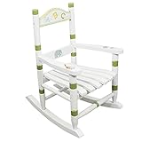 ファンタジーフィールド – 主題Kidsアルファベット木製Rocking椅子| Imagination Inspiring Hand Crafted & Hand Painted詳細非毒性、鉛フリー水