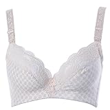 (チェリーレッド) CherryRed レディース ファッション マタニティ ブラジャー Bra 授乳ブラ 授乳ブラジャー 妊娠初期 産前 産後 授乳兼用 大人 かわいい レース ワイヤー お花 90