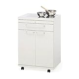 キッチンカウンター 収納 日本製 完成品 間仕切り ステンレストップ OC-23　フナモコ