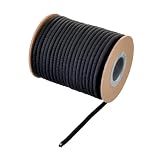 pa-man バンジーコード φ6.4mm×20m 黒 ゴム/ポリエステル トラックシート 荷物 固定紐 ゴムタイト RHBC03