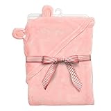 C.R. Gibson Baby Dumpling "Little Fair" Hooded Plush Blanket - Pony Ride 耳つきフード ベビー ブランケット