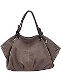 Monoa(モノア) マザーズバッグ レディース たっぷり入る 帆布 バルーン バッグ ハンド ショルダー 3way バック ブラウン