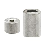 prime-line製品GD 12150 Ferrulesと停止し、3 / 81 cm、アルミ、( Pack of 2 )