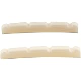 Musiclily Pro 弦溝加工済み牛骨製4弦ジャズベース用ナット39.9x3.2x4.8mm(2個入)