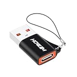 HOWJIM USB Type-C 変換アダプタ PD27W/66W QC100W 急速充電 10Gbps高速データ転送 タイプC 変換 OTG対応 アルミ合金外装 Pad Phone 17/16/15 Pro Max Watch 充電器 スマートフォン、タブレット、ノートパソコンなどType-C機器対応 紛失防止設計 ブラック