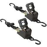 6 '格納式ラチェットタイダウンストラップwith s-hook Ends ( Package of 2 )