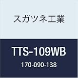 スガツネ工業 ドア用金物 角丁番 TTS-109WB 1