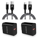 急速充電器 type-c Android充電器 qc3.0充電器 18W/3A スマホ充電器 Type-C 急速充電 USB-Cケーブル 1.83m/1本 QC3.0アダプター アンドロイド充電器 タイプCコード 携帯急速充電器 Galaxy急速充電器 USB充電器 type c acアダプター タイプC電源コード USBコンセント 急速充電 USB電源アダプタ Aquos zero6 R6 sense6,Galaxy F52,Note 20 20Ultra 10 9,S22 S21 FE S20 S10 Plus,A20s A42 A50s A51 A52 A70s A71 A80 A90,Z Flip3 Z Fold3,Moto G8 Z5 Z4 Z3 Play Z2 Z Force,LG G5 G6(フルブラック)