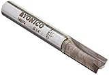 Yonico 14951q ソリッドカーバイド挿入型ストレートルータビット直径1/4インチ (約0.64cm) 長さ3/4インチ (約1.91cm) シャンク1/4インチ (約0.64cm)